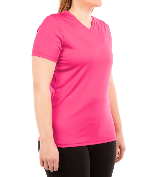 Hanes Women's Cool Dri V-Neck Performance Shirt
