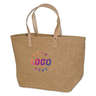 Hamptons Medium Eco-Responsible Zippered Jute Tote Bag