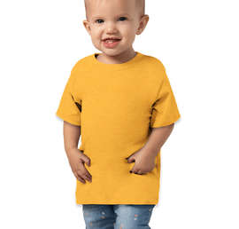 Bella + Canvas Toddler Jersey Short-Sleeve T-shirt - Color: Heather Yellow Gold