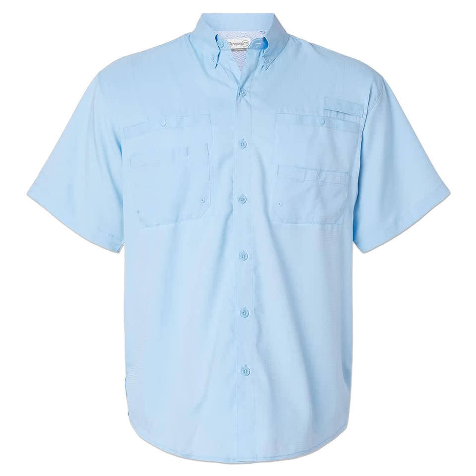 Paragon Hatteras UPF 40+ Performance Short Sleeve Fishing Shirt - Printed