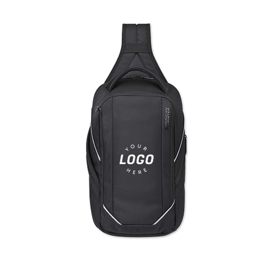 American Tourister Zoom Turbo Sling Bag in Black