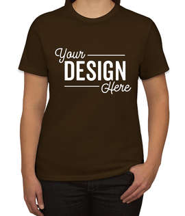 Port & Company Women's Core Cotton T-shirt - Color: Dark Chocolate Brown