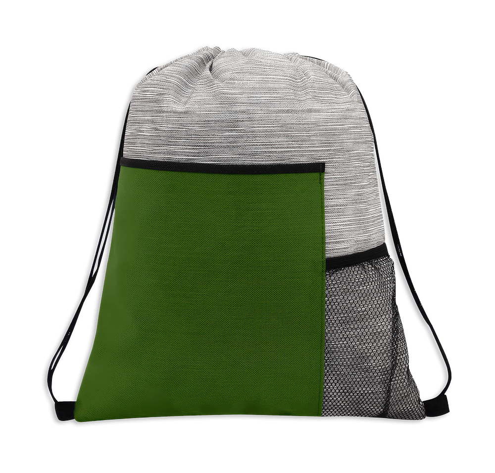 Full Color Fresno Non-Woven Drawstring Bag-default