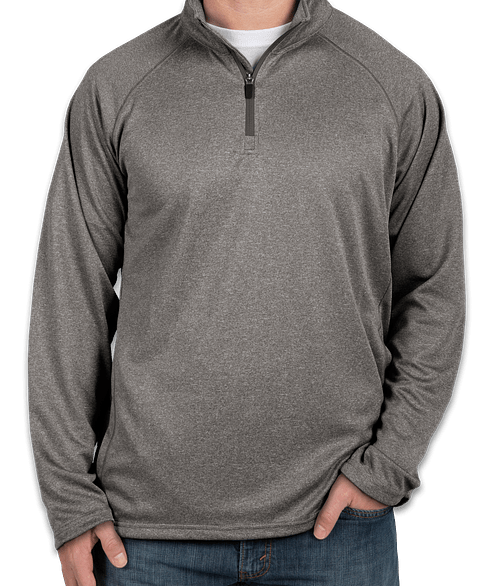 dark grey quarter zip