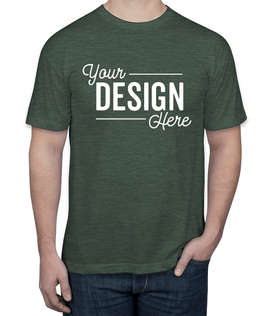 American Apparel USA-Made 50/50 T-shirt - Color: Heather Forest