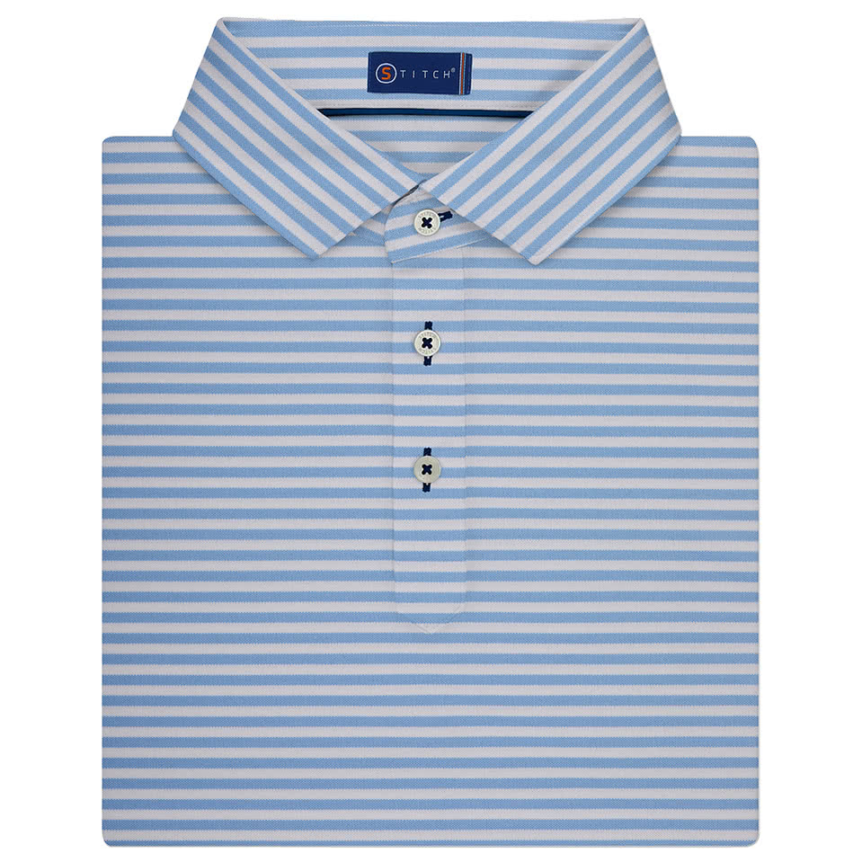 Stitch Club Stripe Performance Polo