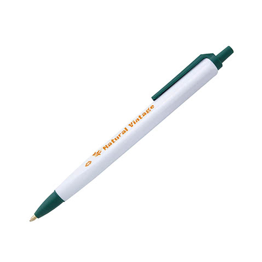Tri-Stic Recycled Ballpoint Pen (black ink) in Black