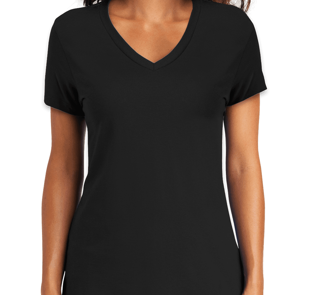 District Women's Perfect Weight V-Neck T-shirt | Custom Apparel