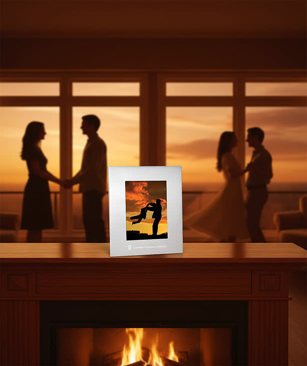 Laser Engraved 4" x 6" Aluminum Picture Frame