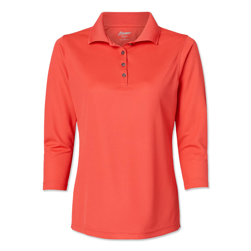 Paragon Women's Lady Palm 3/4 Sleeve Performance Polo