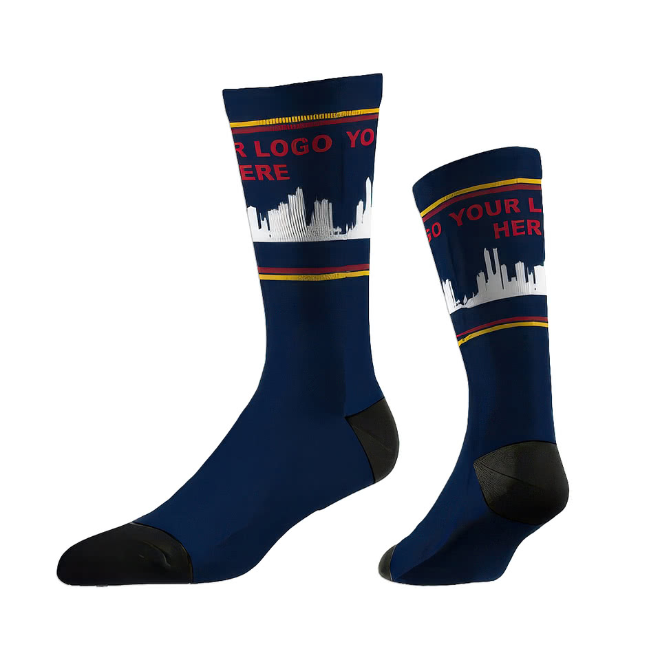 Denver Skyline Crew Socks