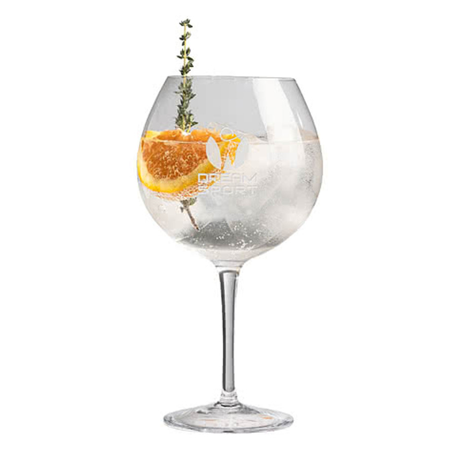 Laser Etched 22.5 oz. Norwich Gin & Tonic Glass in Clear