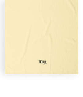 Midweight Embroidered Beach Towel - Color: Light Yellow