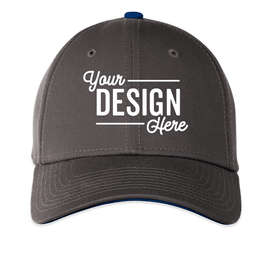 New Era 39THIRTY Stretch Fit Baseball Hat - Color: Graphite / Royal