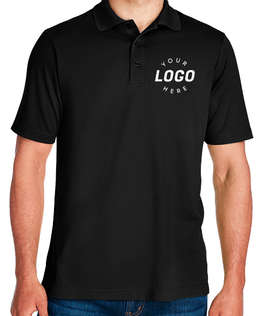 Core 365 Performance Polo - Screen Printed - Color: Black