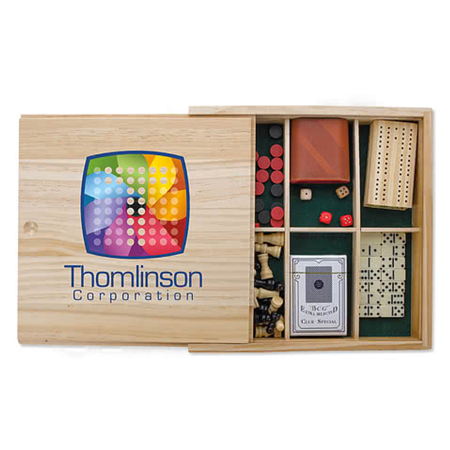 Full Color Travel Fun Game Set in Natural