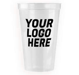 22 oz. Plastic Stadium Cup - Color: Icee Clear