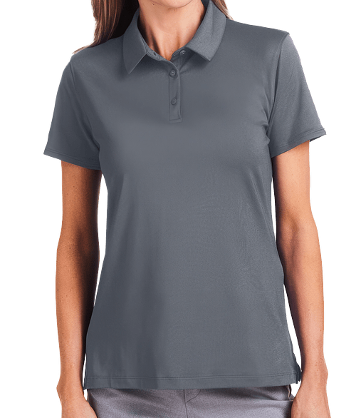 Under Armour Women's Recycled Performance Polo in Castlerock / White