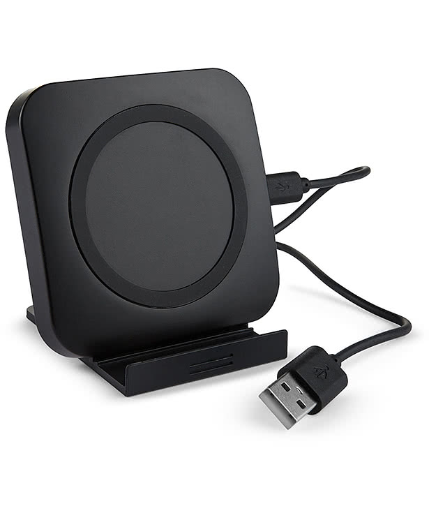 Laser Engraved Light-Up-Your-Logo Wireless Charger & Phone Stand