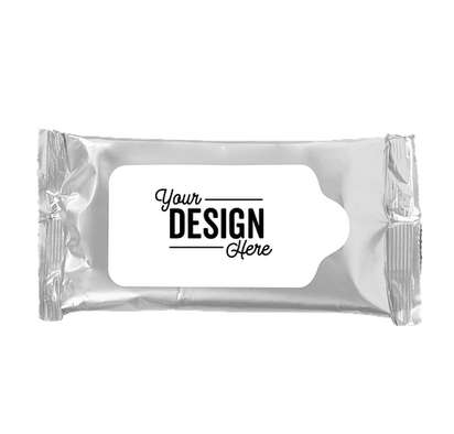 Antibacterial Wet Wipes in Pouch - Silver