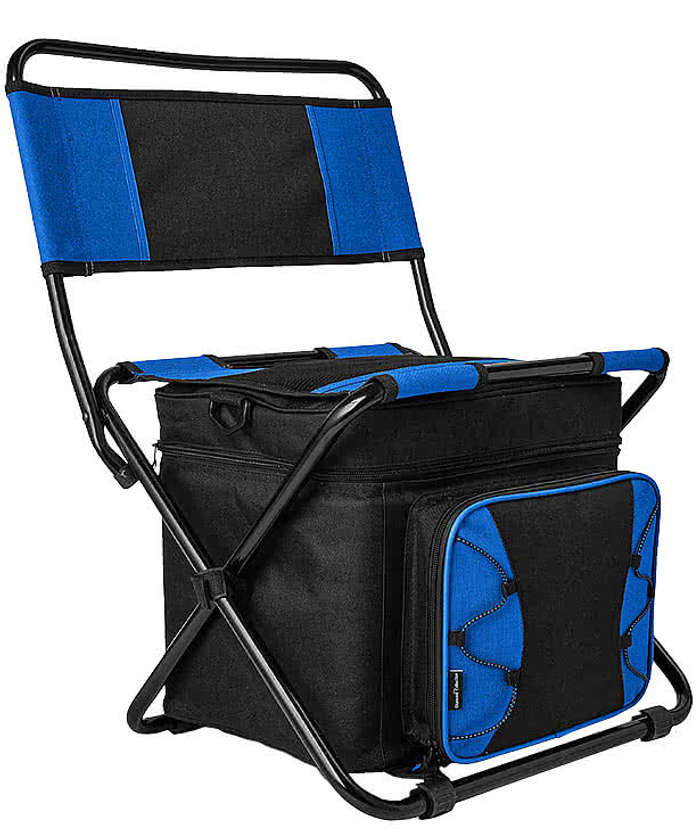 Insulated Folding 40 Can Cooler Chair