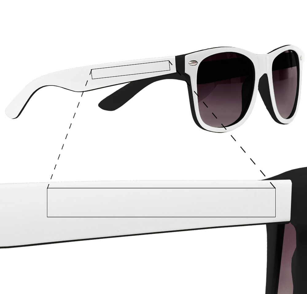 Two-Tone Malibu Sunglasses-default