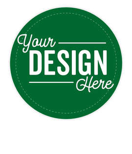 Full Color 2.5 in. Circle Magnet - Color: Kelly Green