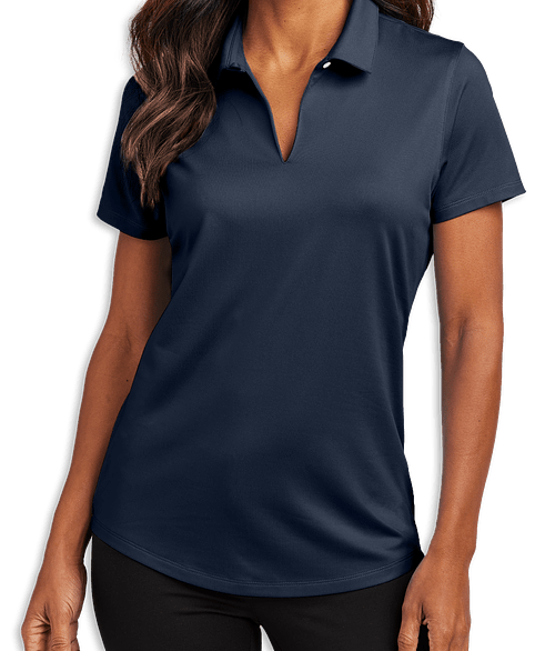 Port Authority Women's City Stretch Performance Polo in River Blue Navy