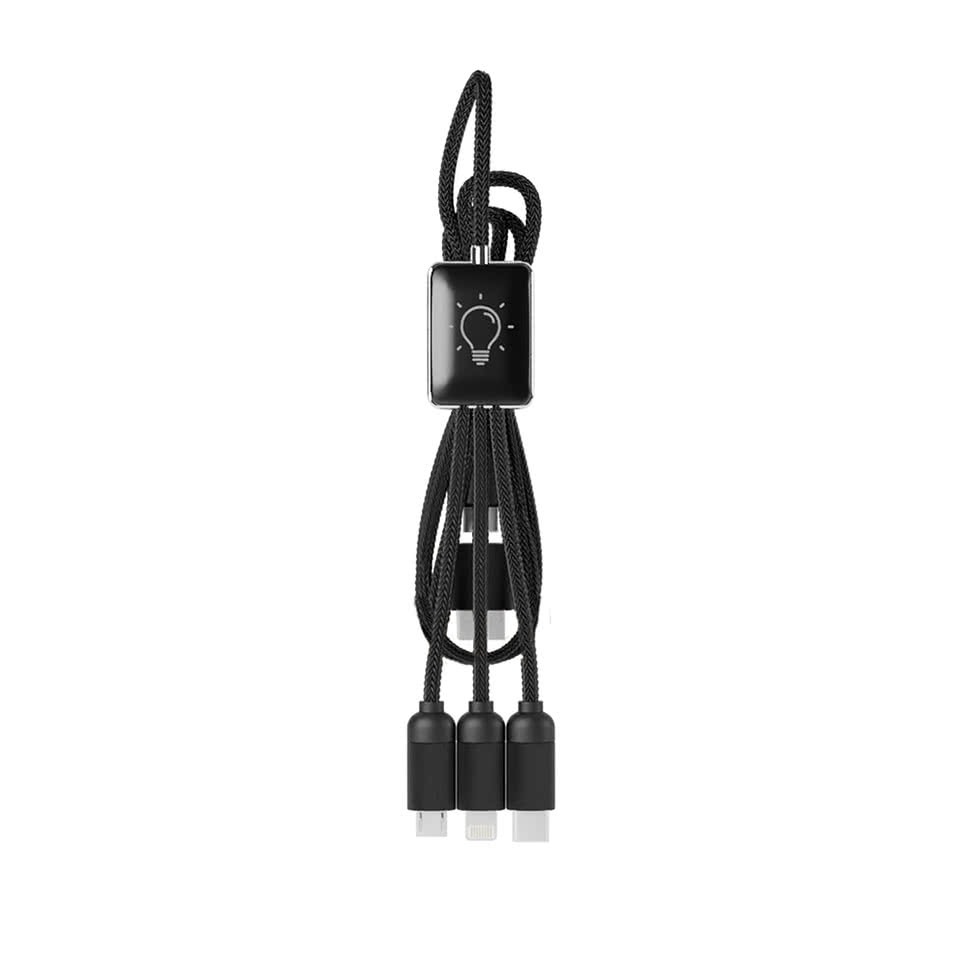 Laser Engraved SCX Innovative Design 5-in-1 Eco Easy-to-Use Cable