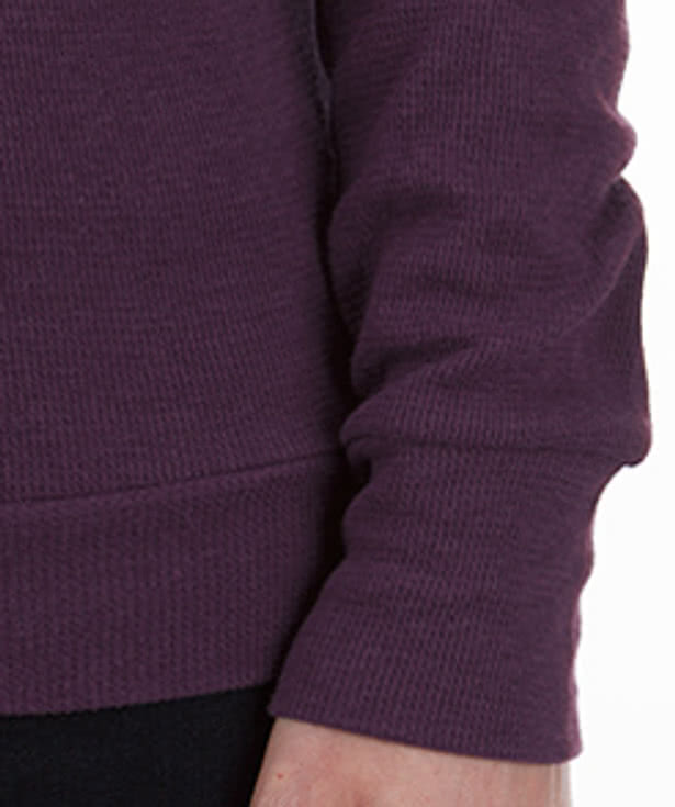 Next Level Juniors Thermal Long Sleeve  Hoodie