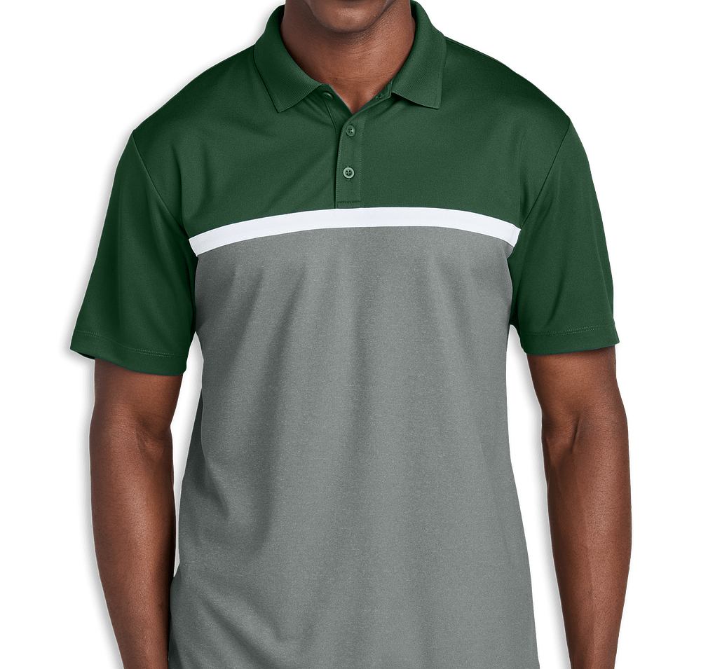 Sport-Tek Colorblock UPF 50 Micro Pique Performance Polo-default