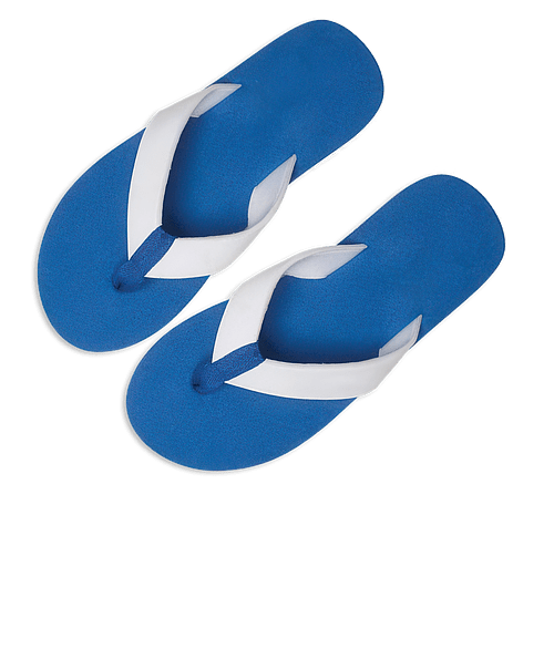 Deluxe Adult Flip Flops in Blue