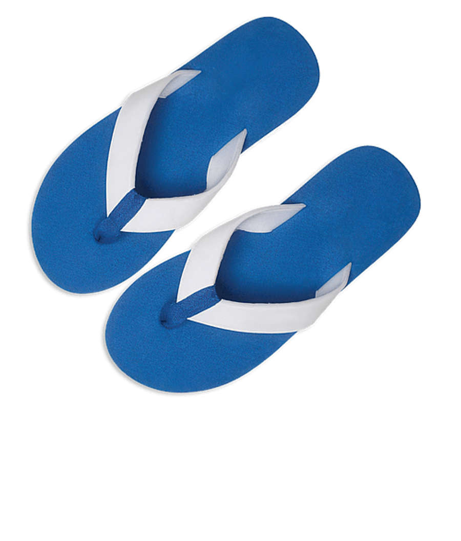 Deluxe Adult Flip Flops in Blue