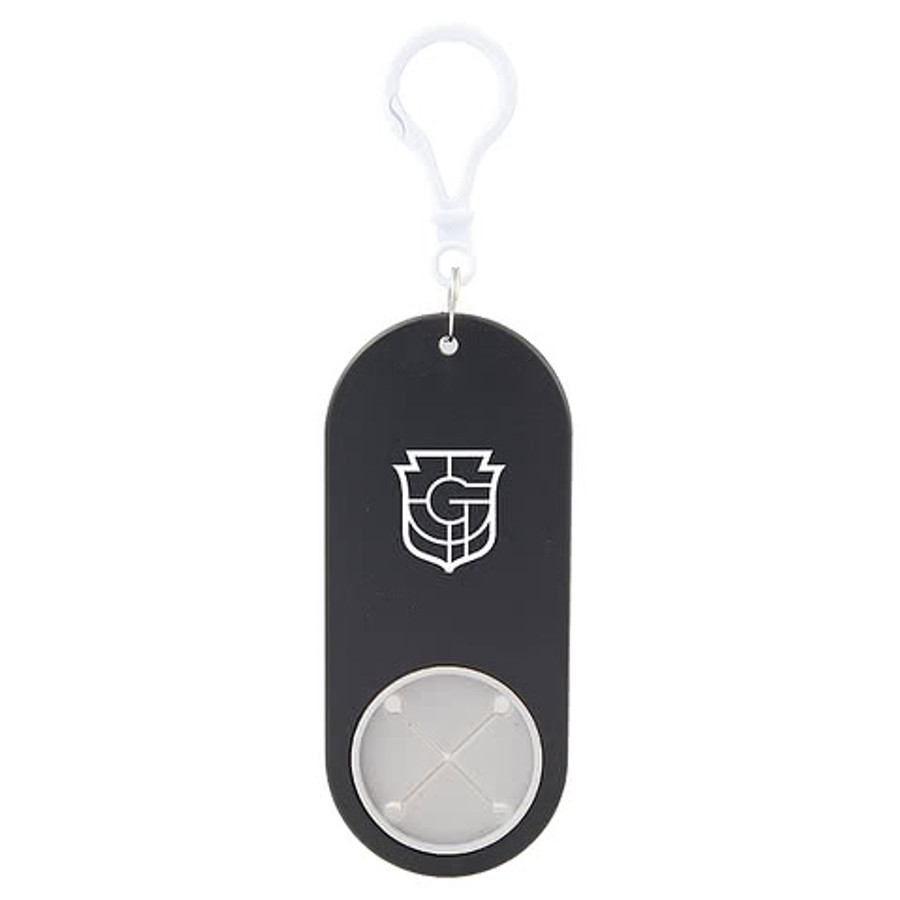 Clip-On Towel Holder Keychain in Black