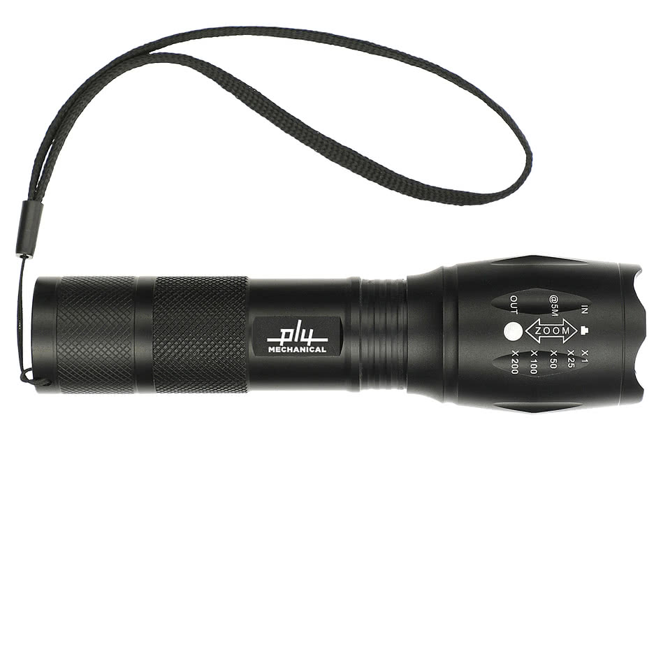 Laser Engraved High Performance 500 Lumen Flashlight