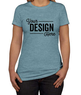 Bella + Canvas Women's Slim Fit Favorite T-shirt - Color: Heather Slate