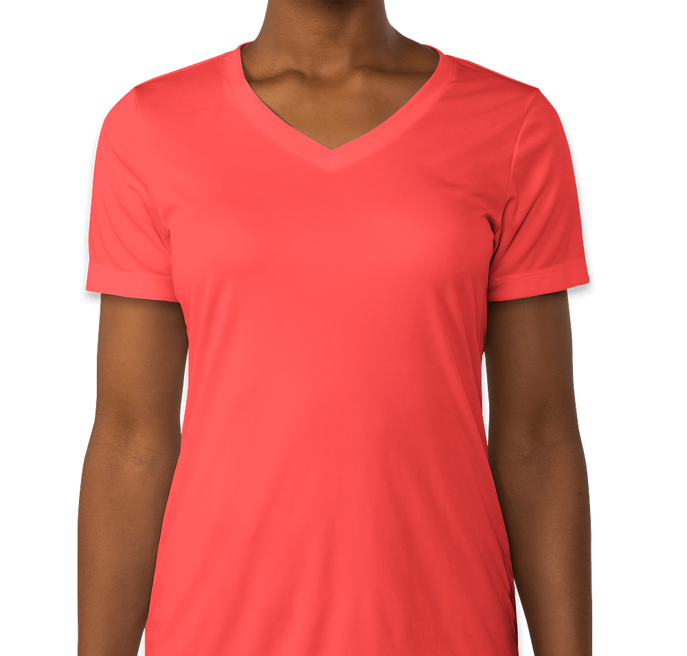 Sport-Tek Women's Competitor V-Neck Performance Shirt-default