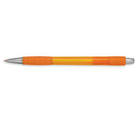 Element Translucent Grip Pen (blue ink) - Color: Orange