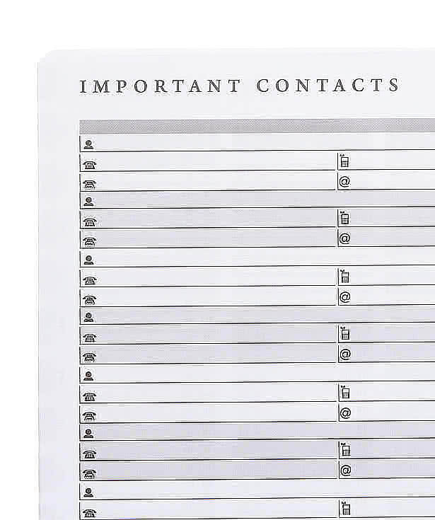 Corner Logo JournalBooks ®  Spiral Planner
