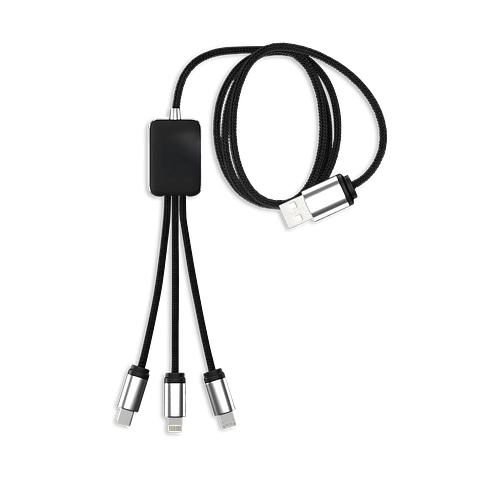 Laser Engraved SCX Innovative Design Eco Easy-to-Use Cable in White