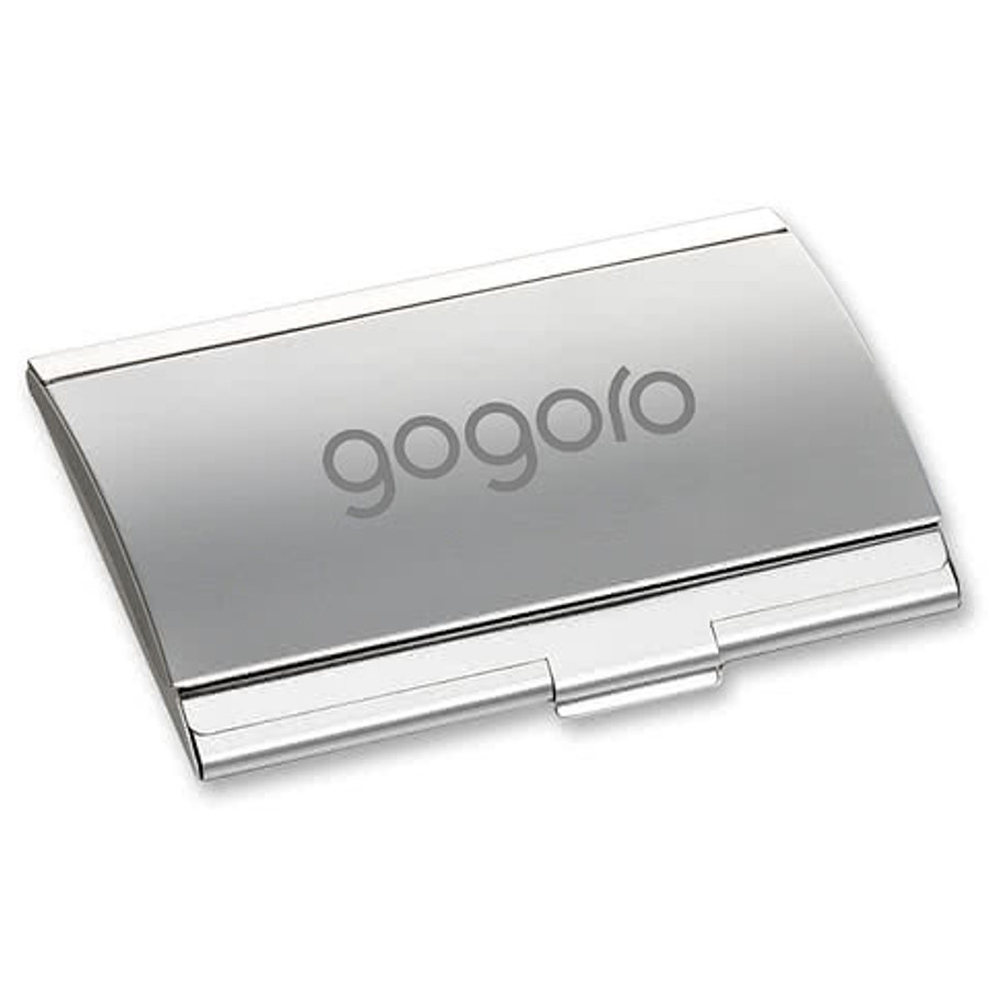 Dawlings Business Card Holder - Curved in Silver