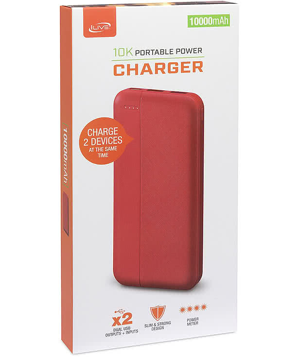 iLive 10,000 mAh Power Bank