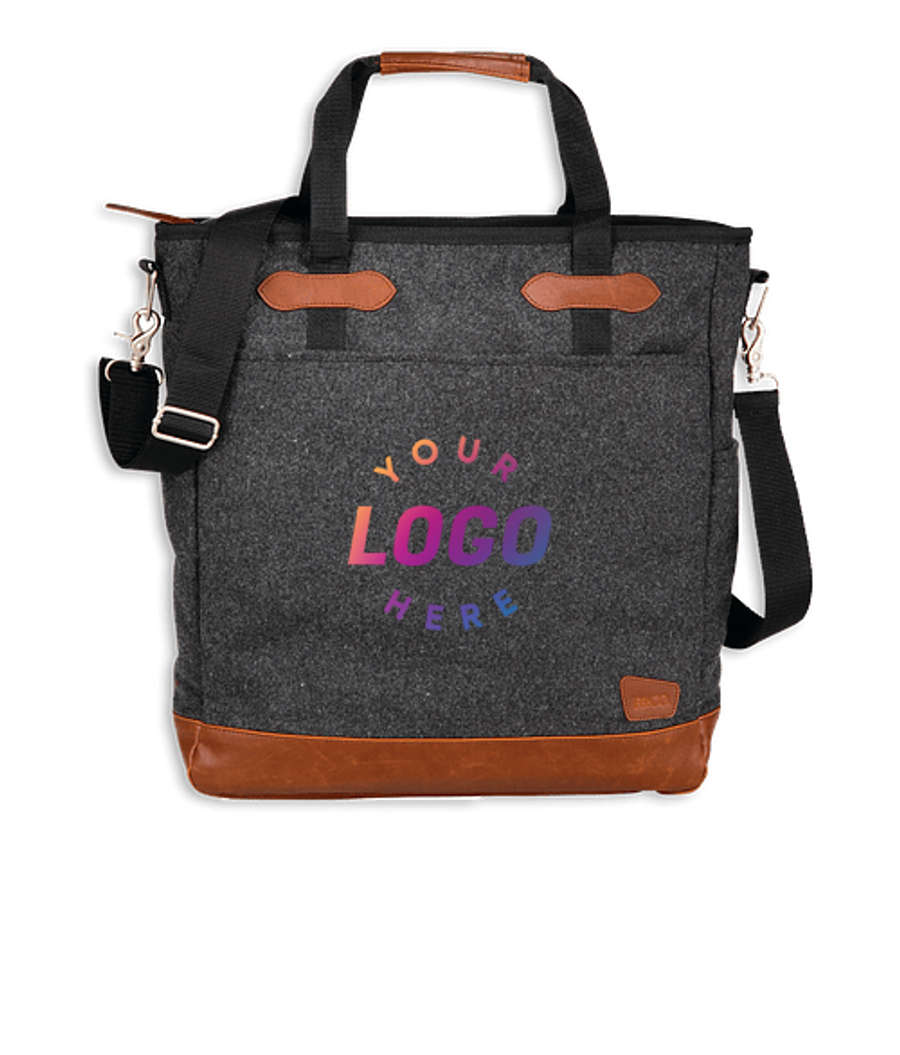 Field & Co. Campster Wool 15" Computer Tote Bag in Charcoal