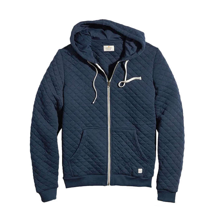 Marine Layer Corbet Quilted Zip Hoodie