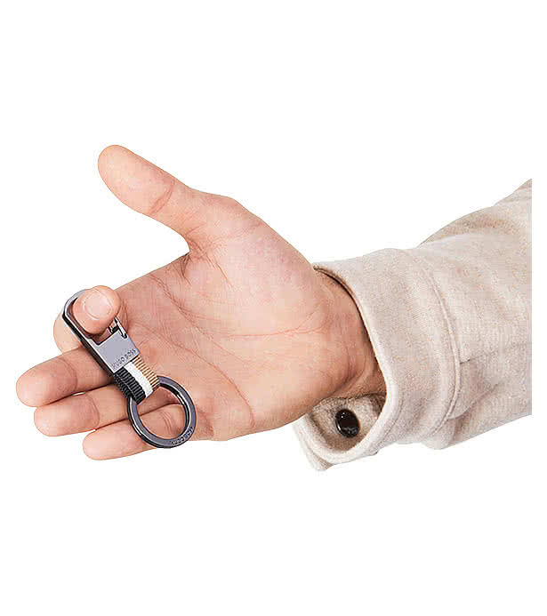 Hugo Boss Laser Engraved Iconic Keychain