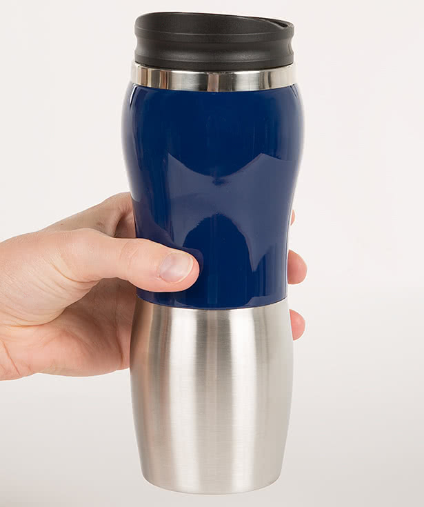 14 oz. Maui Two-Tone Stainless Steel Tumbler