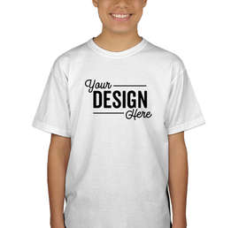 Canada - Gildan Youth 100% Cotton T-shirt - Color: White