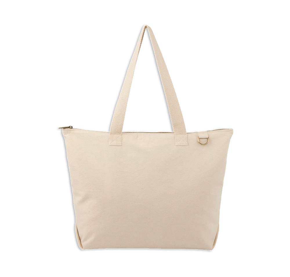 FEED Organic Cotton Zippered Tote Bag-default