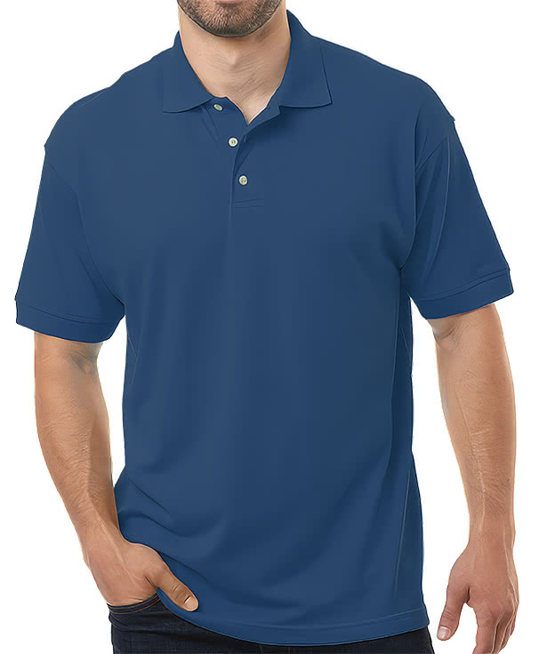Blue Generation Tall Superblend Easy-Care Pique Polo