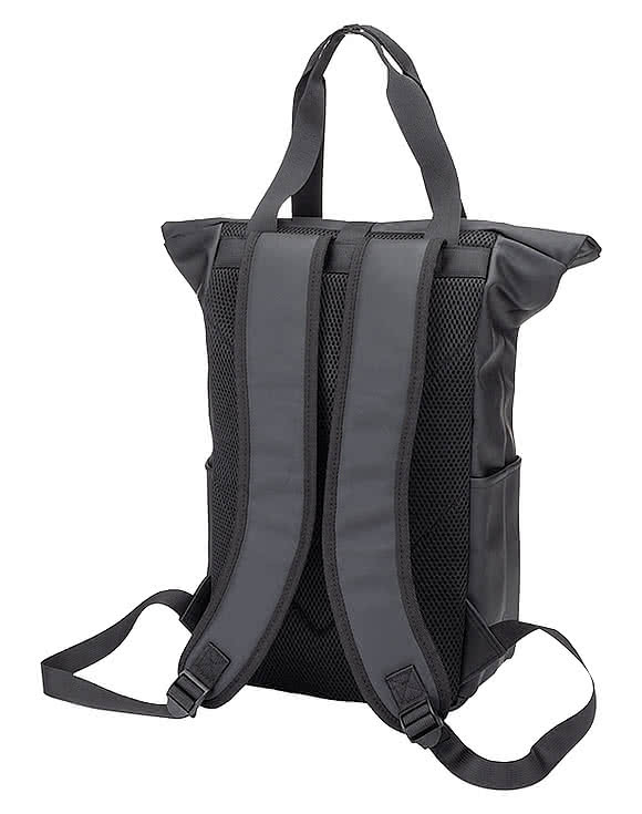 Kasai Leatherette Multi-Strap Backpack